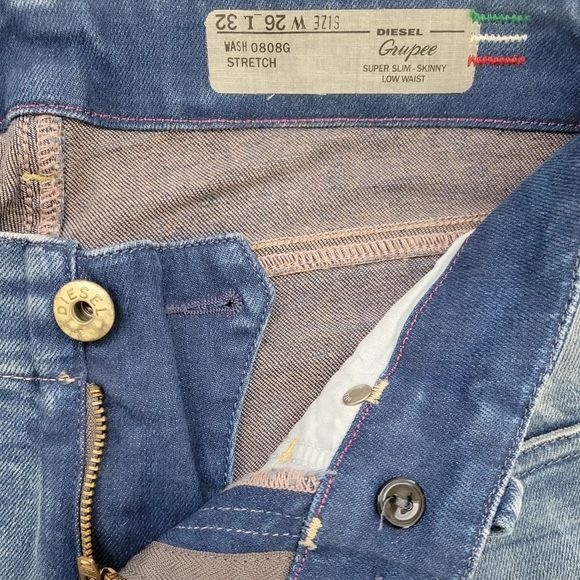 Diesel Jeans Grupee Super Skinny - Picture 7 of 8